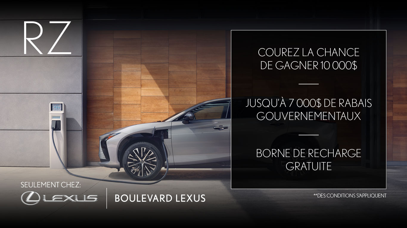 Électrifiez votre quotidien avec le Lexus RZ 2023