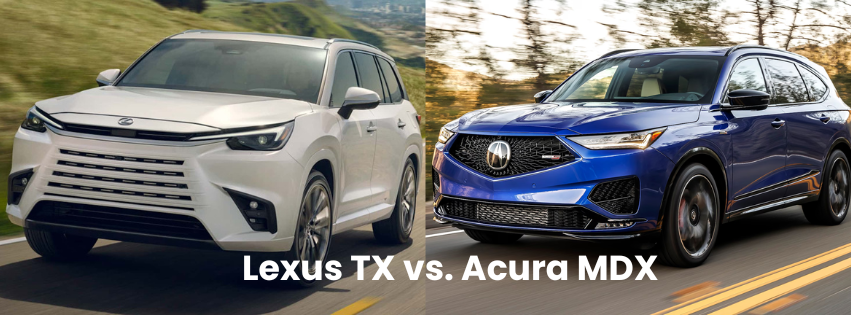 Comparaison Lexus TX vs. Acura MDX